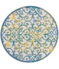 Nourison Aloha Area Rug ALH21-Ivory Blue