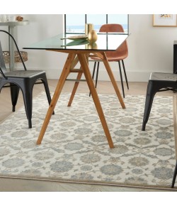 Kathy Ireland Grand Villa - Ki82 Cream Area Rug 5 ft. 3 X 7 ft. 3 Rectangle