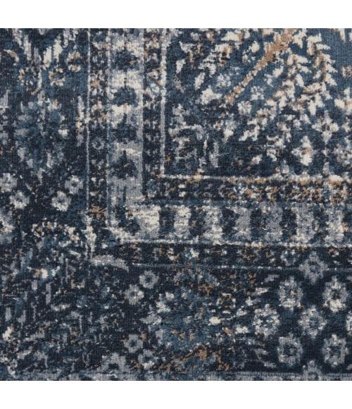 kathy ireland Home Malta Area Rug MAI01-Navy