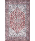 Nicole Curtis Machine Washable Series 1 Brick Ivory SR104 4 ft. X 6 ft. Rectangle Rug
