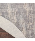 Nourison Rustic Textures Area Rug RUS01 Ivory/Silver 7'10" Round