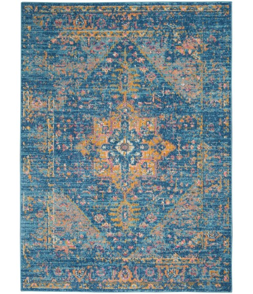Nourison Tranquil Area Rug TRA06-Navy Blue