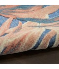 Nourison Aloha Blue Rose ALH43 3 ft. 6 in. X 5 ft. 6 in. Rect. Rug