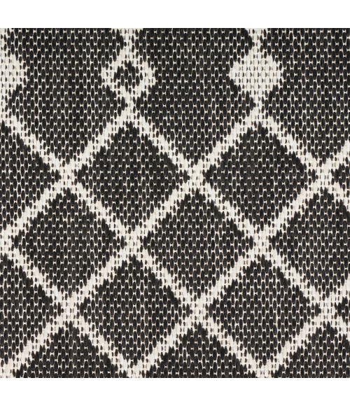 Nourison Positano Black POS02 2 ft. X 6 ft. Rect. Rug