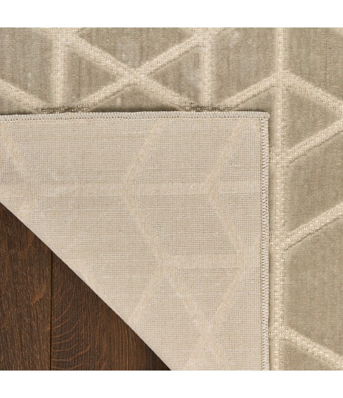 Nourison Washable Charm Silver Ivory WCH01 4 ft. X 6 ft. Rect. Rug