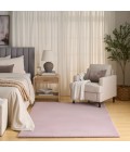 Nourison Soft Plush Rabbit Fur Lavender SFF01 7 ft. 6 in. X 9 ft. 6 in. Rect. Rug