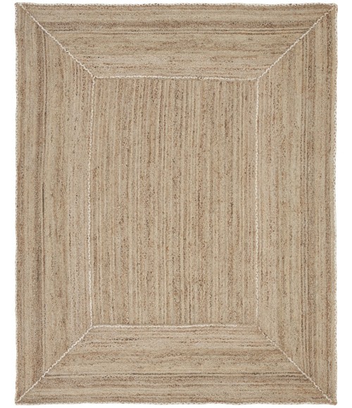 Nourison Terrazzo Jute Natural Grey TRJ01 8 ft. X 10 ft. Rect. Rug