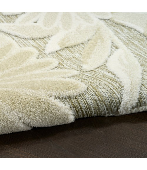 Nourison Aloha Ivory Sage ALH33 3 ft. 6 in. X 5 ft. 6 in. Rect. Rug