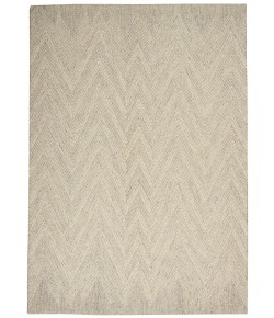 Nourison Home Interlock ITL04 Ivory/Grey 3 ft. 9 in. X 5 ft. 9 in. Area Rug