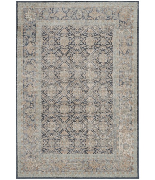 kathy ireland Home Malta Area Rug MAI09-Navy