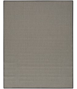 Nourison Courtyard Black White COU01 9 ft. X 12 ft. Rect. Rug