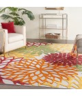 Nourison Aloha Area Rug ALH05-Red Multi Colored