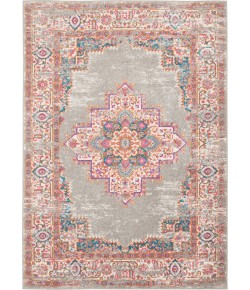 Nourison Passion - Psn03 Grey Area Rug 5 ft. 3 X 7 ft. 3 Rectangle