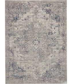 Kathy Ireland Royal Terrace - Ki44 Beige Blue Area Rug 5 ft. 3 in. X 7 ft. 3 in. Rectangle