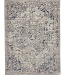 Nourison Royal Terrace - Ki44 Beige Blue Area Rug 5 ft. 3 in. X 7 ft. 3 in. Rectangle