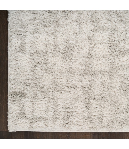 Nourison Modern Shag Ivory Grey MMD06 7 ft. 10 in. X 9 ft. 10 in. Rect. Rug