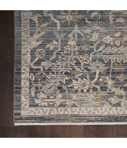 Nourison Nyle Navy Multicolor NYE02 2 ft. 6 in. X 4 ft. 6 in. Rect. Rug