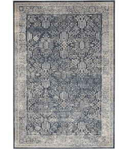 kathy ireland Home Ki25 Malta - Mai12 Navy Ivory Area Rug 3 ft. 11 X 5 ft. 7 Rectangle