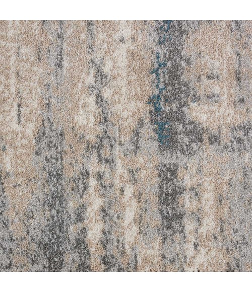Nourison MAXELL Area Rug Nourison Maxell Runner Area Rug MAE17-Ivory/Teal