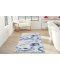 Inspire Me! Home Décor Daydream Ivory Blue DDR01 2 ft. 2 in. X 7 ft. 6 in. Rectangle Rug