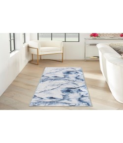 Nourison Home Daydream Ivory Blue DDR01 2 ft. 2 in. X 7 ft. 6 in. Rectangle Rug