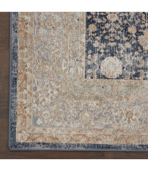 Nourison MALTA Area Rug kathy ireland Home Malta Area Rug MAI07-Navy