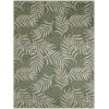 Nourison Garden Oasis Green Ivory GOA01 10 ft. X 14 ft. Rect. Rug