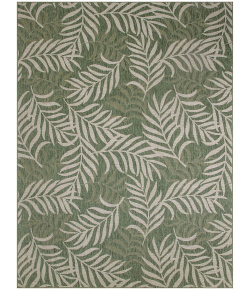 Nourison Garden Oasis Green Ivory GOA01 10 ft. X 14 ft. Rect. Rug