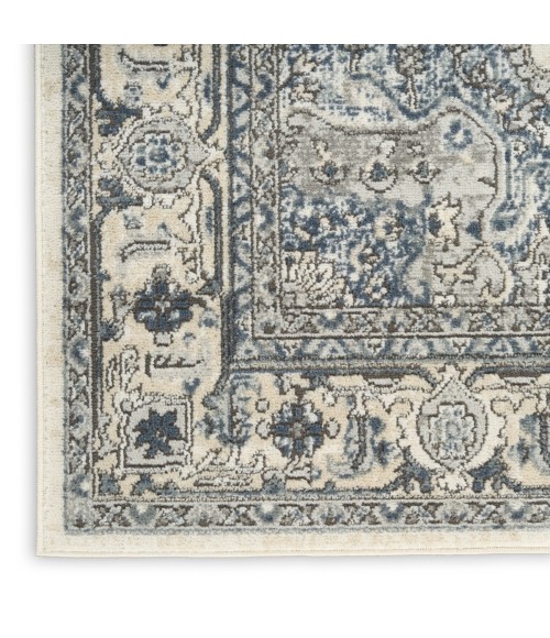 Nourison Concerto Ivory Navy CNC18 3 ft. 9 in. X 5 ft. 9 in. Rect. Rug