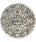 Nourison Concerto Ivory Blue CNC05 8 ft. X Round Rug