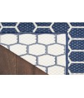 Nourison Reversible Indoor Outdoor Navy Rug RVB01 9 ft. X 12 ft. Rectangle - Rugs Town Nourison Reversible Indoor Outdoor Navy RVB01 9 ft. X 12 ft. Rectangle Rug