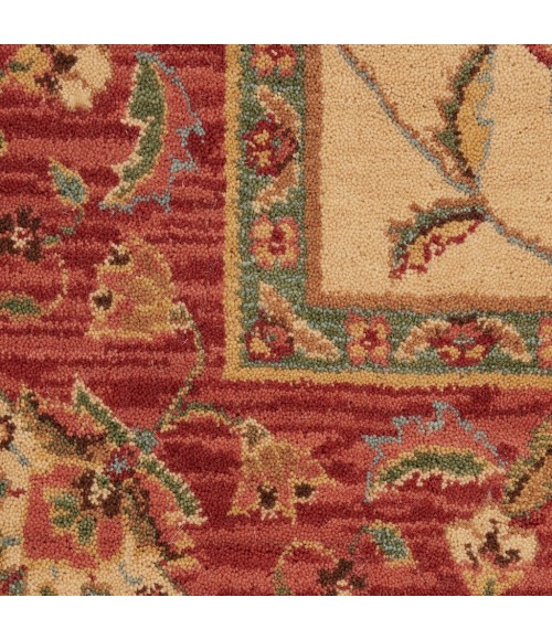 Nourison Living Treasures Area Rug LI04-Ivory/Red