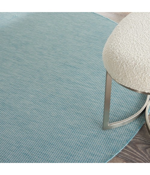 Nourison Positano Round Area Rug POS01-Aqua