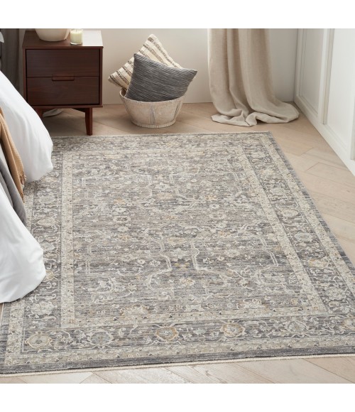 Nourison Nyle Slate Multicolor Rug NYE03 5 ft. 3 in. X 7 ft. 10 in. Rect. - Rugs Town Nourison Nyle Slate Multicolor NYE03 5 ft. 3 in. X 7 ft. 10 in. Rect. Rug