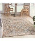 Nourison Petra Blue PTR01 5 ft. 3 in. X 7 ft. 8 in. Rect. Rug
