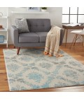Nourison Tranquil Area Rug TRA09-Ivory/Turquoise