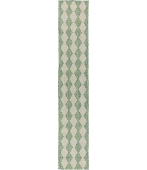 Nourison Positano Blue Green POS04 2 ft. X 6 ft. Rect. Rug