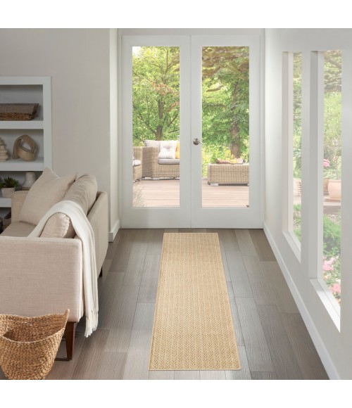 Nourison Tulum Taupe TLM02 2 ft. 2 in. X 10 ft. Rect. Rug