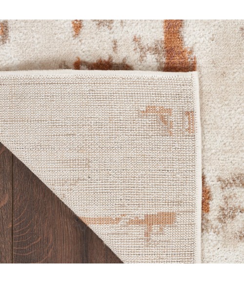Nourison Concerto Ivory Rust CNC01 5 ft. 3 in. X 7 ft. 3 in. Rect. Rug