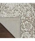 Nourison Damask White DAS06 6 ft. x 9 ft. Rect. Rug