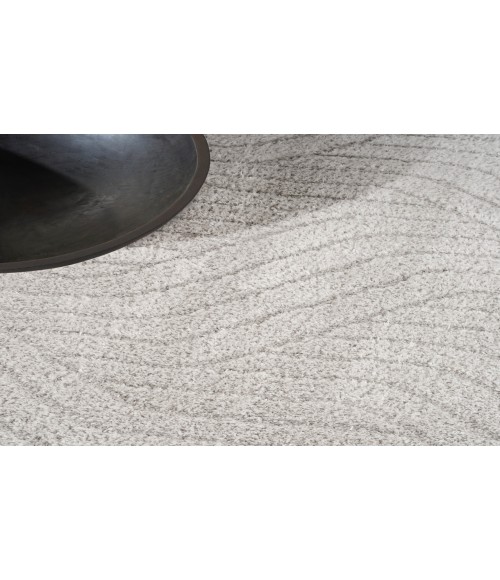 Calvin Klein Surfaces Silver Grey SFC01 3 ft. 11 in. X 5 ft. 11 in. Rectangle Rug