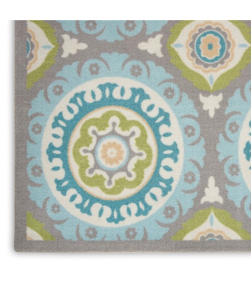 Nourison SUN N' SHADE Area Rug Waverly Sun N' Shade Area Rug SND16-Jade