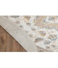 Nourison Astra Machine Washable Silver Grey ASW12 5 ft. 3 in. Round Rug