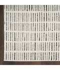 Nourison Cozy Modern Ivory Black CMD03 2 ft. 2 in. X 10 ft. Rect. Rug
