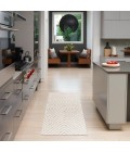 Nourison Cozy Modern Ivory Black CMD01 2 ft. 2 in. X 6 ft. Rect. Rug