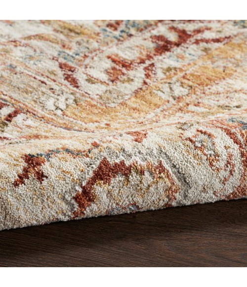 Nourison Petra Rust PTR02 5 ft. 3 in. X 7 ft. 8 in. Rect. Rug