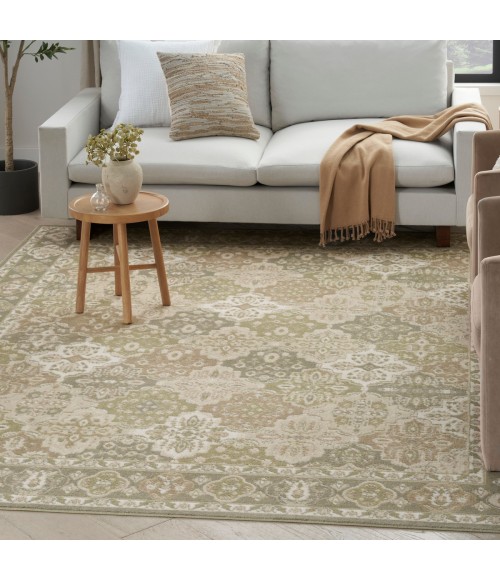 Nourison Grafix Green GRF31 7 ft. X 10 ft. Rect. Rug