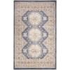 Nourison Serenity Home Ivory Blue SRH01 5 ft. 3 in. X 7 ft. 3 in. Rectangle Rug