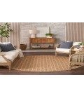 Nourison Reversible Indoor Outdoor Natural RVB01 8 ft. Round Rug