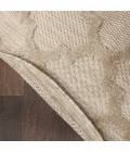 Nourison Easy Care Cream NES01 6 ft. X Round Rug